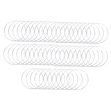 Maxbell Watch Glass Gasket Waterproof Assortment O Ring Glass Gasket for Watch Glass  51Pcs 15-40mm
