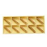 Maxbell 10pcs MGMN300-M Width Carbide Inserts for MGEHR/MGIVR Grooving Cut-Off Tool