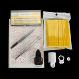Max Eyelash Extension Training Supply Starters Lash Grafting Practice Set Yellow