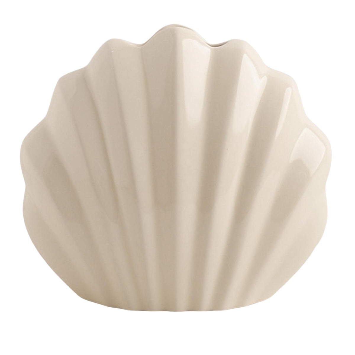 Maxbell Creative Flower Vase Planter Pot Ornament Artistic for Desk Office Decor White
