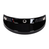 Maxbell Helmet Visor 3 Snap for Helmets with 3 Buttons Half Helmets Parts Black