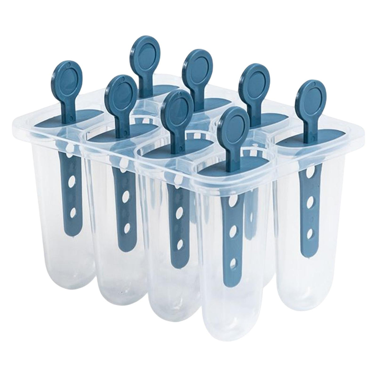 Maxbell Reusable Popsicle Mould Easy Release Ice Cream Molds Kitchen Tools Blue