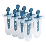 Maxbell Reusable Popsicle Mould Easy Release Ice Cream Molds Kitchen Tools Blue