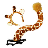 Maxbell Cosplay Tail Set Costume Dress up Animal Themed Parties Gift for Birthday Giraffe 2pcs