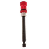 Max Multi Dimension Quick Release Bit Holder Extension Red 100mm