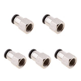 Max 5PCS Air Water Hose Tube Push In Female Thread Pneumatic Fittings DPCF8-03
