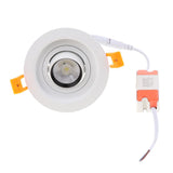 Maxbell Recessed Adjustable LED Downlight COB Ceiling Spotlight with LED Driver  10W