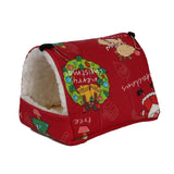 Maxbell Maxbell Soft Hamster Hammock Bed Sleeping Hamster DEN Hanging for Chinchilla Rat red