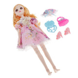 Maxbell 20 Jointed Female Doll Body Part for 36cm BJD Doll Replacements G