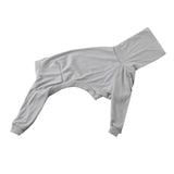 Maxbell Dog Coats Warm Soft High Collar Comfortable Pullover Dog Pajamas for Pet Dog Gray 3XL