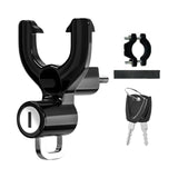 Maxbell Motorcycle Helmet Lock Hook Waterproof Anti Rust Easy Installation Universal Style D