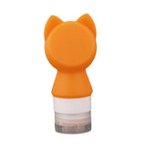 Maxbell Travel Bottles Silicone Empty Portable Toiletry Bottle for Sunblock Shampoo Orange