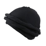 Maxbell Stretch Beanie Cap Headscarf Baggy Skull Hat Sleeping Hat Sports Cycling Cap Black