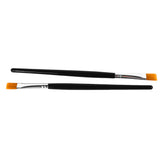 Maxbell 2X Pro Flat Tip Nylon Hair Oil Paint Brush for Artists Painter Beginner No.4