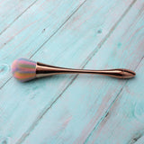 Maxbell 8.1' Super Soft Fluffy Loose Powder Brush Blush Makeup Beauty Tool Rose Gold