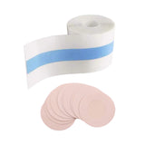 Maxbell 10x Reusable Nipple Covers 5M breast tape Pasties Sticky Blue Round
