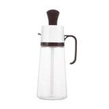 Maxbell Seasoning Dispenser Bottle 550ml Restaurant with Handle Kitchen Tool Brown
