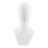 Max Maxb Mannequin Head Model Lace Cover Wigs Toupee Hat Display Stand for Showcase