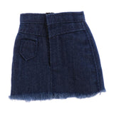 Max 1/6 Female Denim Skirt for Hot Toys, Novetly Toys - Female Denim Short Skirt