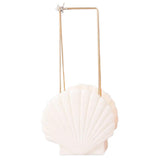 Max Sea Wind Shell Shape Romance Wedding Flower Basket Home Garden Decor White