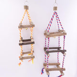 Max Wooden Birds Cage Hanging Toys Bird Parrot Chewing & Standing Toy