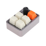 Maxbell Wired Five Keys Mechanical Keyboard USB Portable Durable Mini RGB Keypad Gray