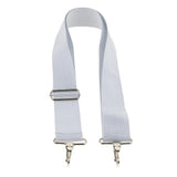 Max Maxb Adjustable Snare Drum Strap Belt With Metal Hook for Snare Drum Accessories White