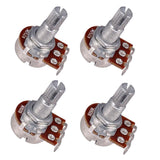 Max Maxb A250K/B250K Long Split Shaft Audio Taper Low Friction Guitar Potentiometers
