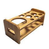 Maxbell Cocktail Shaker Wooden Rack Display Stand Bar Wedding Bamboo SHAKE Rack