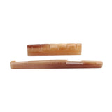 Max Maxb Camel Bone Guitar Bridge Nut 43mm and Saddle for Folk Acoustic Guitar