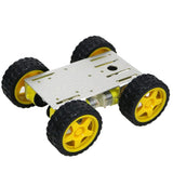 Maxbell 1 to 120 motor - C101 smart car chassis Remote control toy car Silver