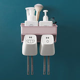 Max Bathroom Storage Dispenser Towel Coat Hanger Pink  Dispenser