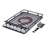 Max RC Roof Rack Luggage Carrier w/ 6 LED Lights for D90 RC4WD Axial SCX10 trx-4