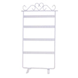 Max Maxb Earrings Necklace Jewelry Display Rack Metal Stand Organizer Holder White