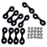 Maxbell Bungee Pad Eye Deck Loop Tie Down Anchor with Screws for Kayak Canoe Boat