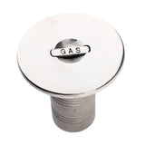 Maxbell Boat Deck Fill/Filler Keyless Cap 1-1/2 (38mm) 316 Stainless Steel Gas