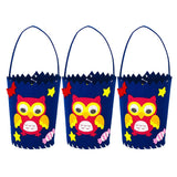 Max 3 Set Halloween Candy Bag Non-woven Fabric Felt Applique Kit Owl