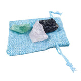 Maxbell Mineral Rocks Specimen Stone with Bag Accessories for Kids Decor