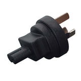 Maxbell IEC C14 Male to C7 Female Power Adapter Black 10A/250V AU to C7 for Printer