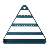 Maxbell Earring Holder Organizer Earring Display Rack for Watches Ear Studs Earrings Dark Blue