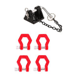 Max RC Climbing Truck 1/10 Accessories Tow Hooks Trailer Chain for Axial SCX10