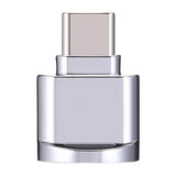 Max USB 3.1 Type-C to TF Card Reader OTG Adapter for Micro SD Card-Silver