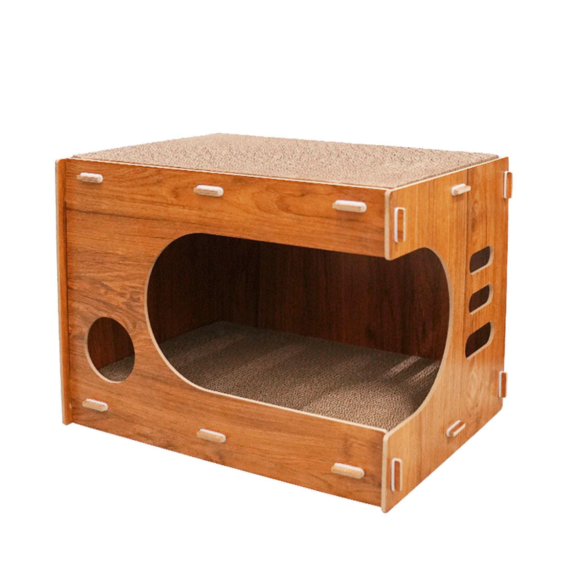Maxbell Cardboard Cat House Corrugated Scratching Board Cat Scratcher Lounge Bed