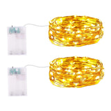 Maxbell String Light Battery Operated Christmas Light Waterproof for Bar Home Garden 2pcs Warm White