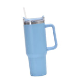 Maxbell Thermal Mug 40oz Portable Stainless water Bottle for Men Light blue