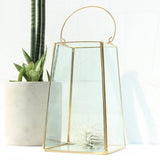 Maxbell Geometric Candleholder Terrarium Box Succulent Plant Favor 9.5 x 12.5 x 20cm