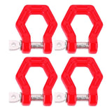 Max 4 Pieces RC 1/10 Metal Front Rear Bumper Rescue Trailer Hook for Traxxas