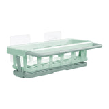 Maxbell Multipurpose Sink Storage Rack Soap Rack Shelves Sink Organizer for Counter Green