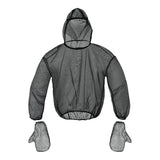 Maxbell Breathable Fishing Hood Jacket with Gloves Mesh W/ Hood Outdoor Camping L XL