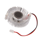 Maxbell 55mm Hole Round Heatsink Computer VGA Card Cooling Fan Cooler Efficient Heat Dissipation Easy Install Low Noise